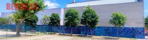 Mural Graffiti Trencadis La Llagosta Gigante Gaudi 300x100000